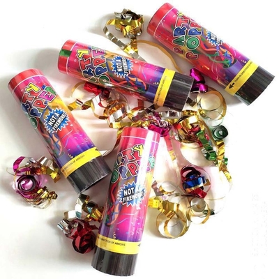 2 - 3M Schießfeder Kunststoff Druckluft Mini Streamer Party Popper Party Confetti Kanone für Party Dekorationen